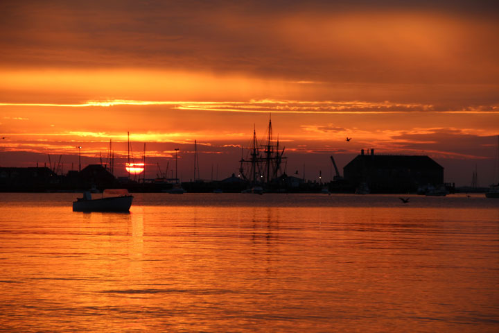 July 27, 2012 - Sunrise at the Boatslip, Provincetown