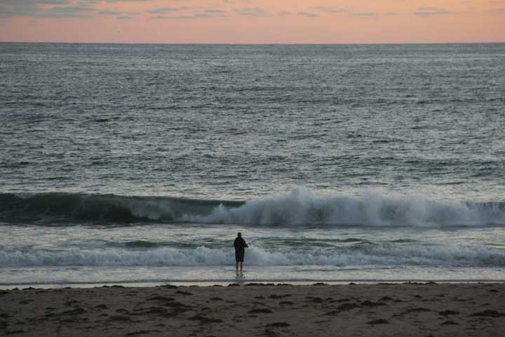 Photograph by Ewa Nogiec, Sunrise fishing at Coast Guard Beach in North Truro