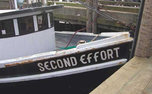 Second Effort, Provincetown fishing boat