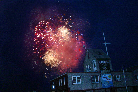 Provincetown Fireworks, 4th July, MacMillan Pier