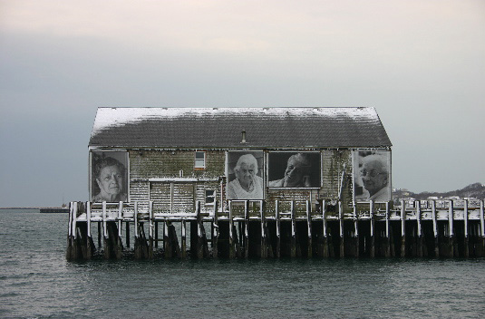 Large photos in Provincetown Harbort