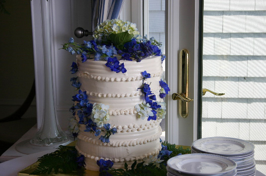 Terra Luna Wedding Cake