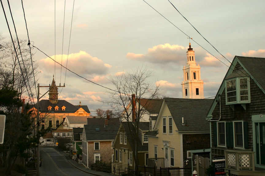 Provincetown Bradford Street, Center of Town