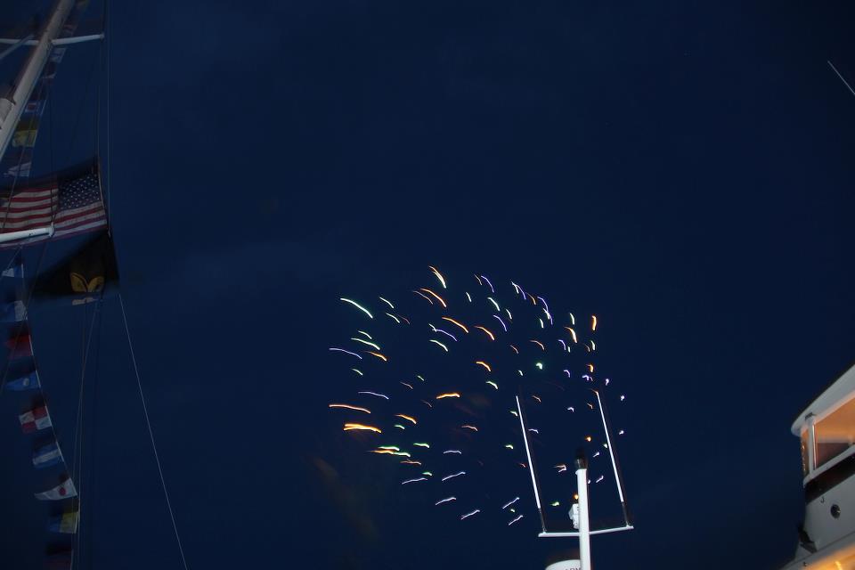 4th of July Fireworks over Provincetown Harbor