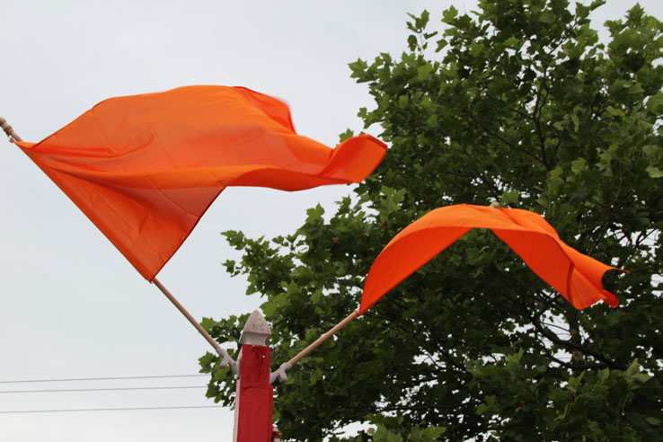 Gallery Ehva celebrates Robert Motherwell in Provincetown with orange flags