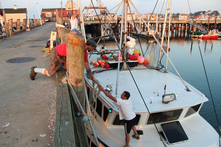 July 17, 2012 Provincetown Harbor, MacMillan Pier: Going Fishing