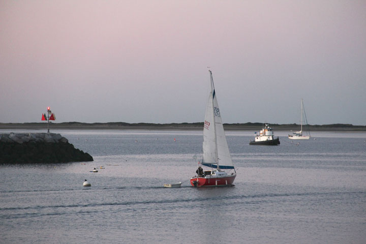 Going fishing... going sailing... Provincetown Harbor