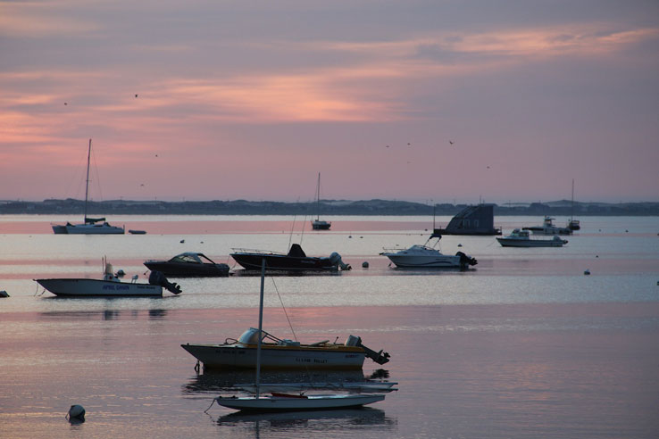 Sunrise over Provincetown Harbor