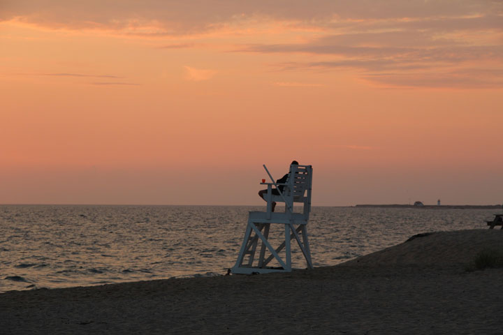 Cape Cod National Seashore Park, Herring Cove Beach, 8/12/2012 Sunset