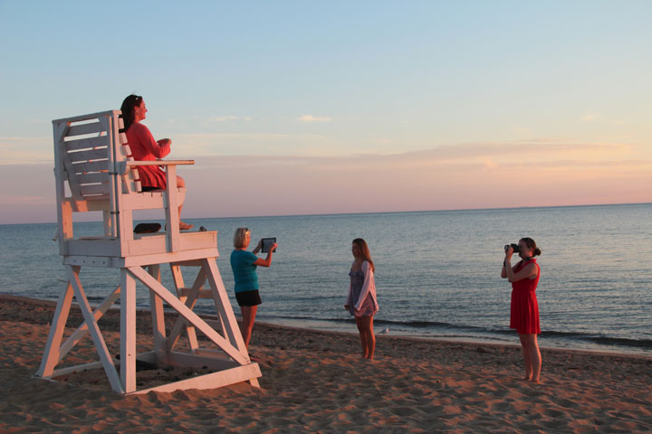 Cape Cod National Seashore Park, Herring Cove Beach, August 25, 2012 sunset