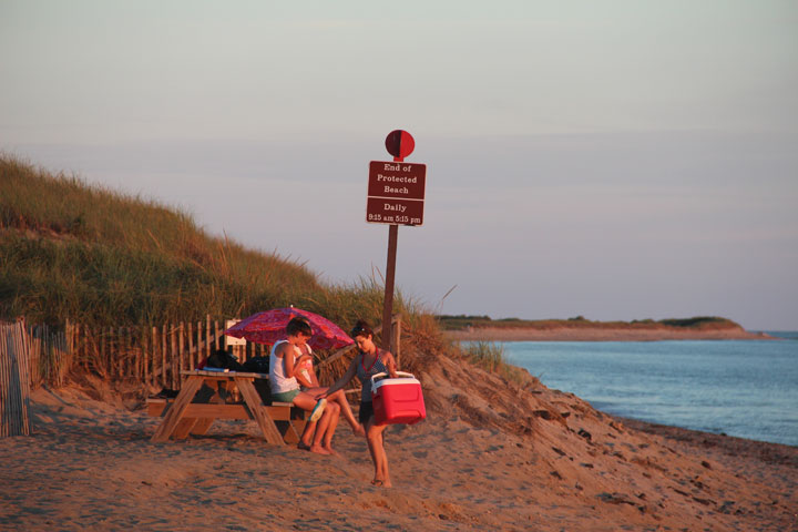 Cape Cod National Seashore Park, Herring Cove Beach, August 25, 2012 sunset