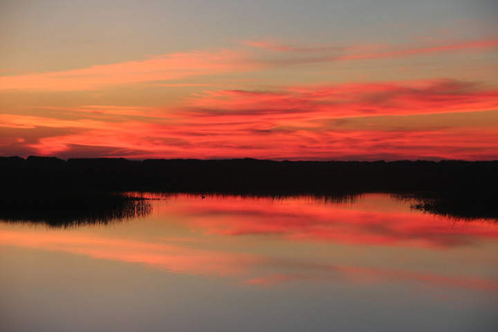 Provincetown West End, Moors and breakwater sunset, December 3, 2012