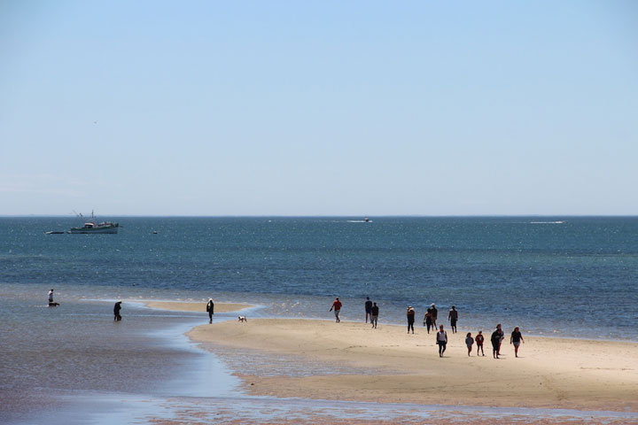 Provincetown East End, low tide