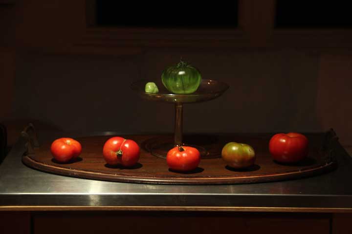 Photograph by Ewa Nogiec, Red and Green Tomatoes