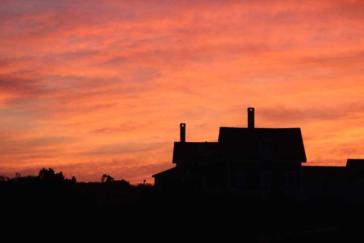 Photograph by Ewa Nogiec, Light keeper's house, Highland Lighthouse, North Truro 