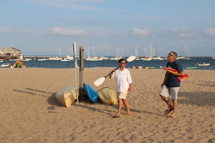 Provincetown, center of town beach