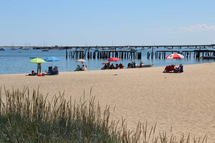 Provincetown, town center beach