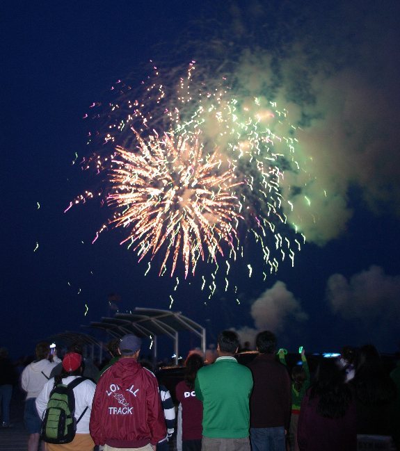 Provincetown Fireworks, 4th July, MacMillan Pier