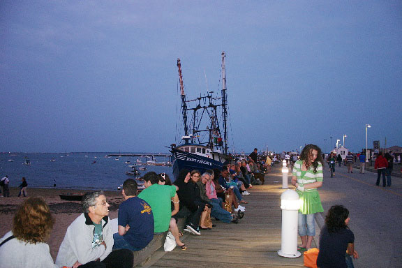 Provincetown Fireworks, 4th July, MacMillan Pier