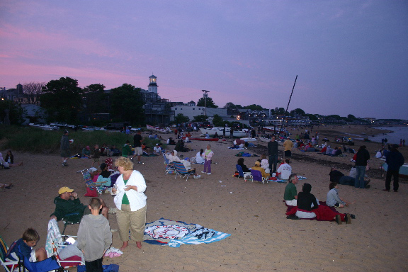 Provincetown Fireworks, 4th July, MacMillan Pier