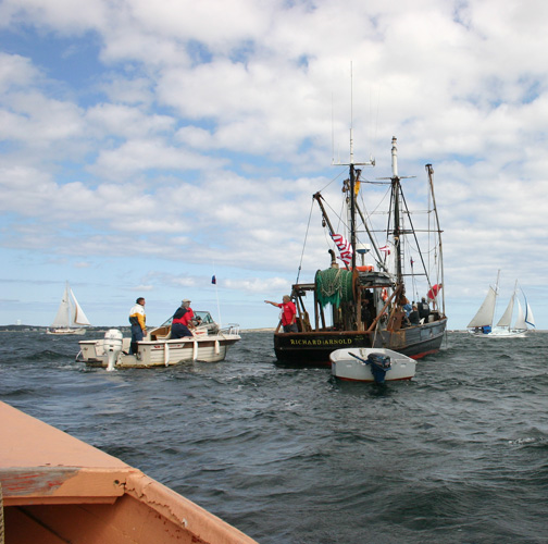 Provincetown Schooner Regatta and Yacht Race, Race Committee boat, Richard and Arnold dragger