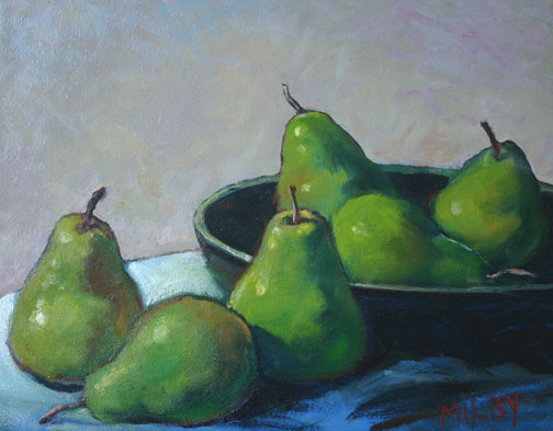 Painting by Frank Milby