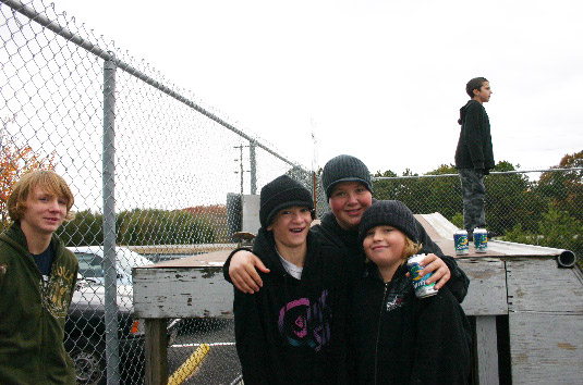 Provincetown Skateboarding Competition Group Photo
