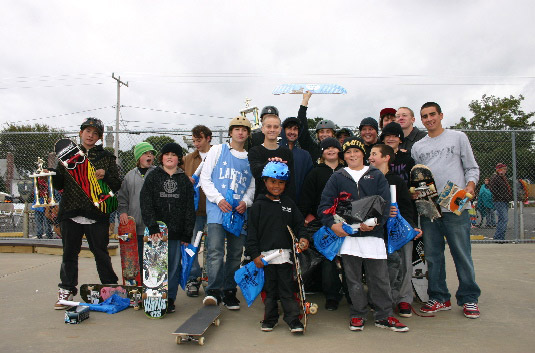 Provincetown Skateboarding Competition Group Photo